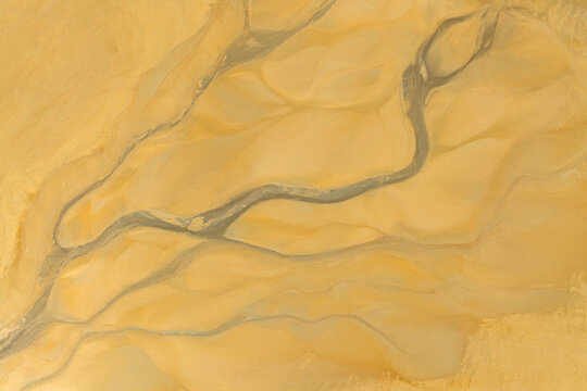 Golden abstract textures from Minas de Riotinto, Spain