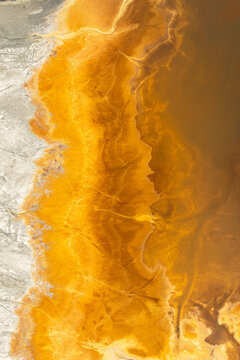 Golden Abstract Textures from Riotinto Mines, Spain