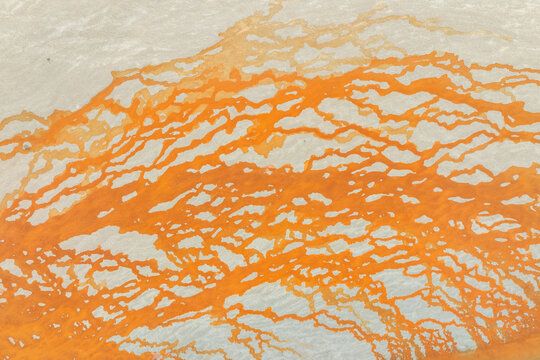 Golden abstract patterns from Minas de Riotinto, Spain