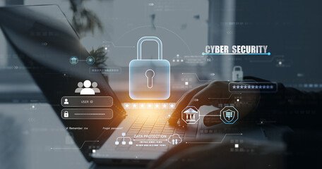 Datum information privacy.Protecting herself from cyber attacks and personal data.Cyber security...