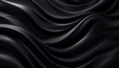 Obraz premium black plastic-like synthetic background