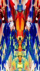 Abstract art background . Hand painting artwork . Canvas . 