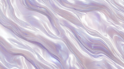 Fototapeta premium Iridescent lavender and pearl abstract texture with flowing wave patterns. Minimal background for design. Stylish copy space