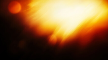 Fototapeta premium Bright abstract light creating vibrant colors and patterns in a warm glow against a dark background during evening hours