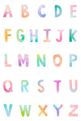 Abc font set illustration png