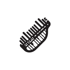 Melodica Silhouette - Illustration Of Melodica - Melodica Vector art