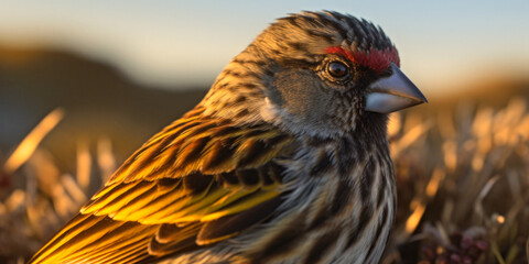 Closeup of a bird
