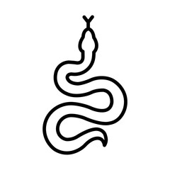 Snake Track line icon