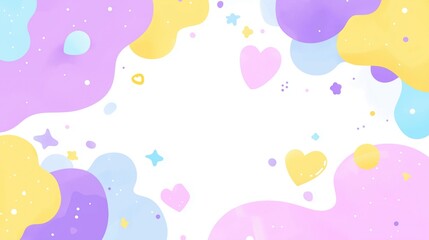 Abstract Minimalistic Colorful Background