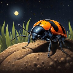 Darkened Trails: The American Burying Beetle's Nocturnal Expedition