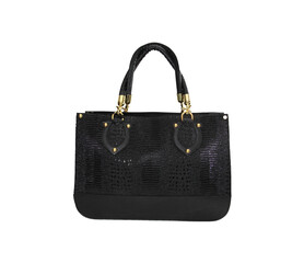 Women's Shoulder Bags. On a white background. Shooting from the front.