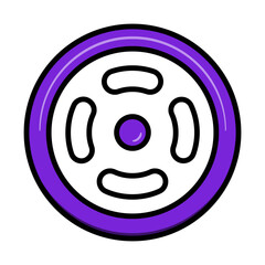 Purple Roller Mini 4 WD