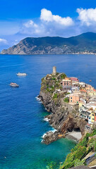 Naklejka premium Vernazza Panoramic View
