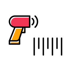 Barcode Scanner Vector Icon