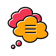 Message Bubble Vector Icon