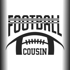 Football Cousin svg, Football Family Svg, Football Team Svg