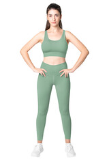 Active woman png sportswear apparel, transparent background