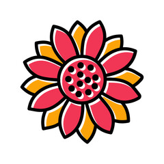 Sunflower Vector Icon