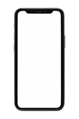 Smartphone white screen png mockup innovative future technology