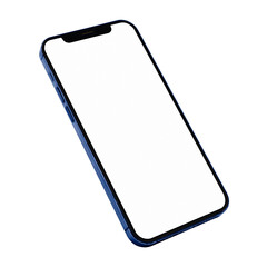 Smartphone white screen png mockup innovative future technology