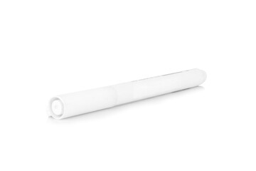 marker color white pen isolated on white background