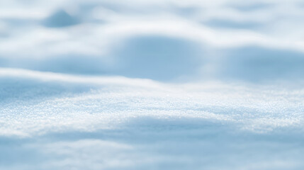 Fototapeta premium Fresh Snow Close-Up, Pristine Winter Scene, Tranquil Snowfield, Minimalist Nature Detail, Winter Texture, Calm Outdoors, Peaceful Frosted Landscape, Seasonal Beauty