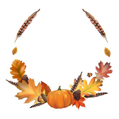 Autumn leaf png, transparent background