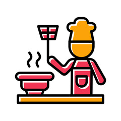 Cooking Together Vector Icon