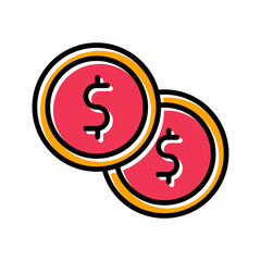 Coin Vector Icon