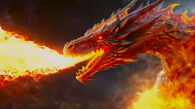 Fire Dragon in Action