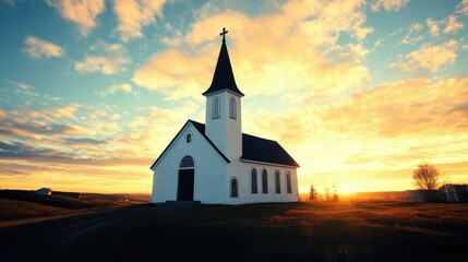 Naklejka premium Church Newsletter Template