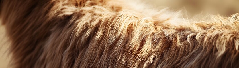 Fototapeta premium Close-up of Brown and Blonde Animal Fur