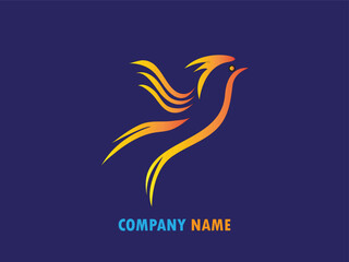 Fototapeta premium Bird Logo Design Eps File