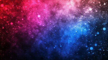 Obraz premium Color gradient lights on black background, abstract blue and red grain gradation texture, vector pink soft blur with noise texture abstract background