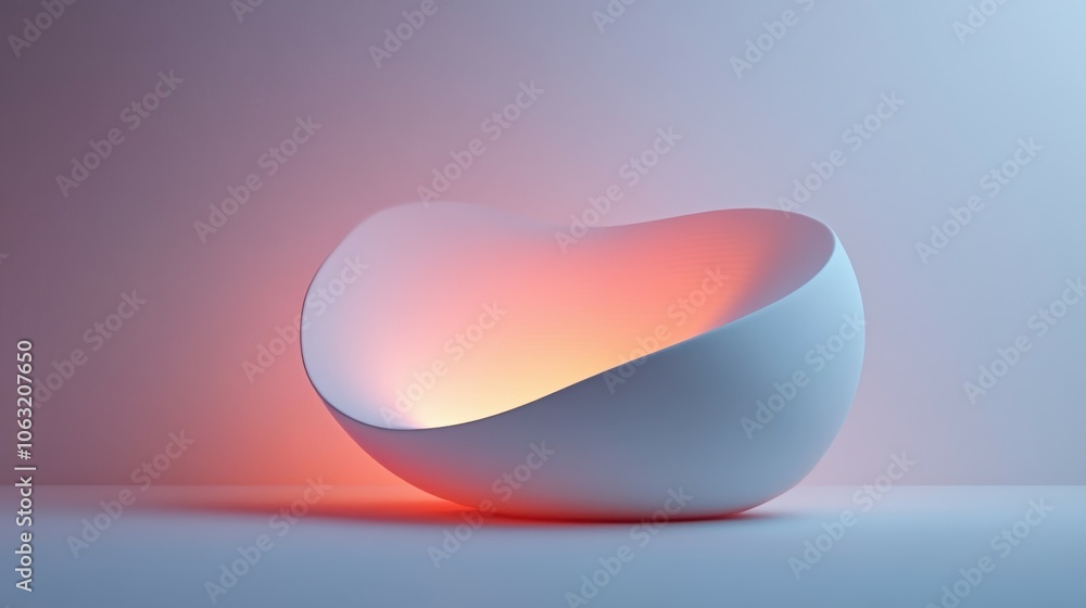 Poster abstract detailed shape. empty space for text. minimal futuristic background.