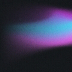 Dark Grainy Gradient Background, Abstract Banner, Colorful, Noise, Pink, Blue, Purple, Curved, Smoky, Blurred Texture