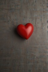 Fototapeta premium red heart, copy space