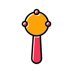 Rattles & Toys Vector Icon