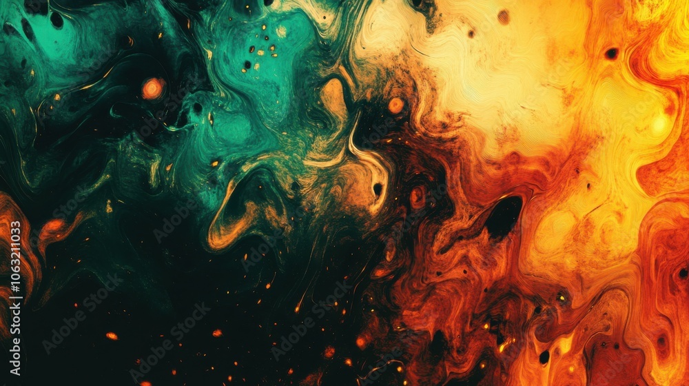 Poster abstract pattern effect