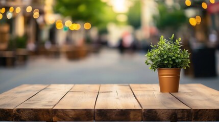 Tranquil Cafe Setting with Scenic View