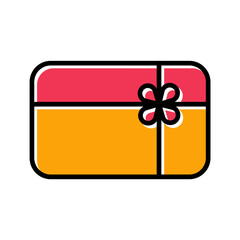 Gift Card Vector Icon