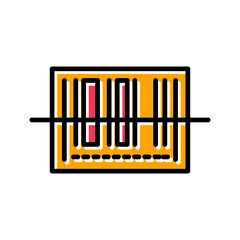 Barcode Shipping Vector Icon