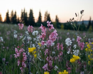 flowers in the field