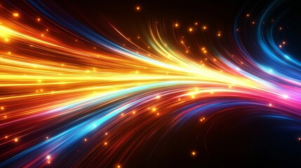 Fototapeta premium abstract light wave background