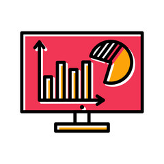 Business Analytics Vector Icon