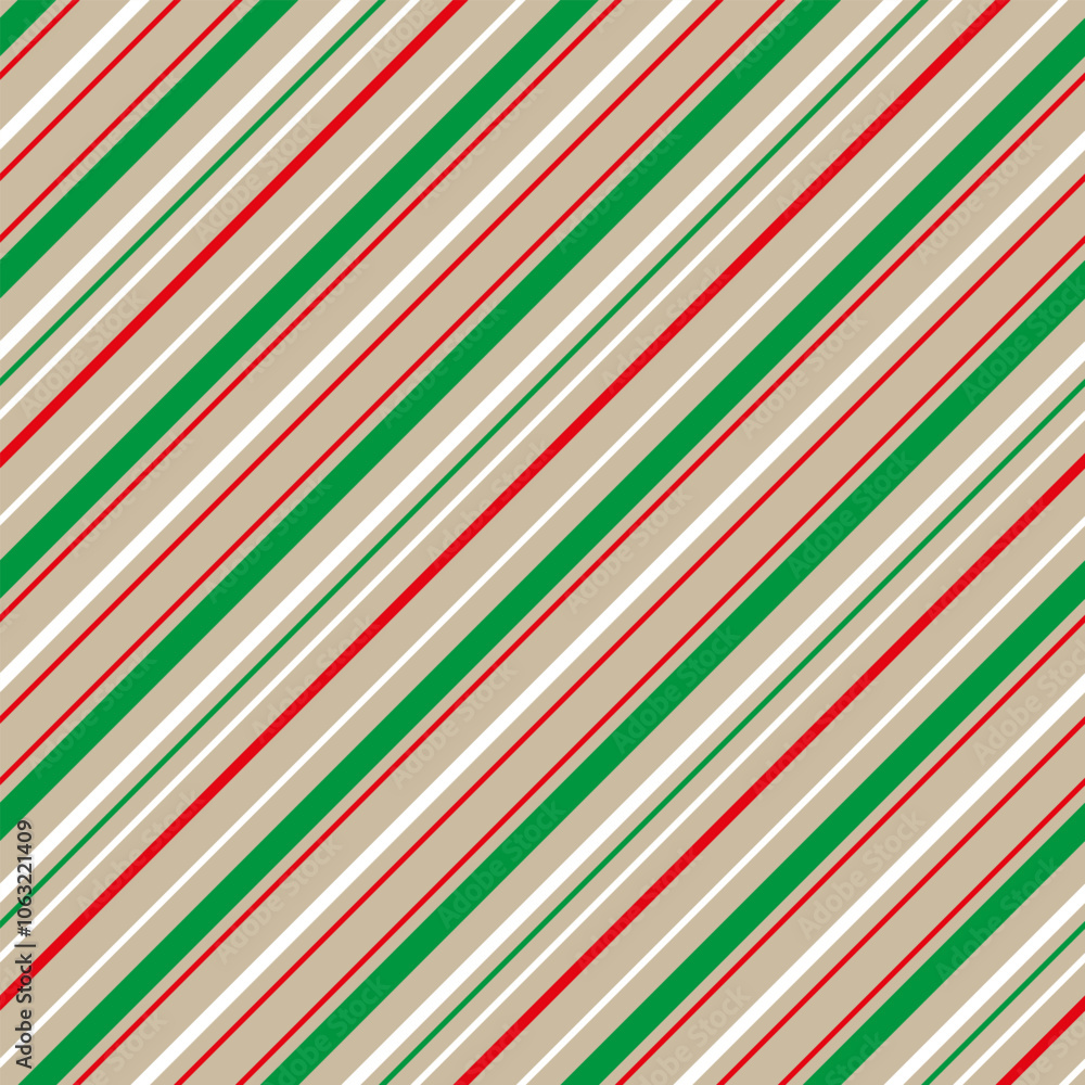 Aufkleber candy cane stripe pattern. diagonal striped seamless pattern. endless texture for wallpaper, web pag