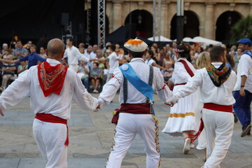 Basque folk dance exhibition