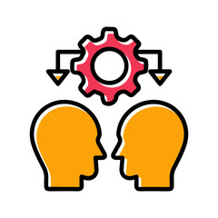 Conflict Management Vector Icon