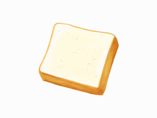 一枚の四角い食パン