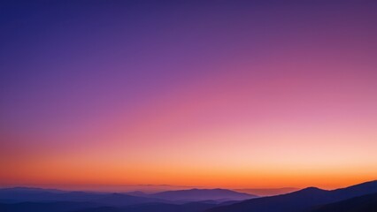 Fototapeta premium Breathtaking sunset over rolling hills adorned with vibrant wildflowers, showcasing a tranquil landscape in pastel hues